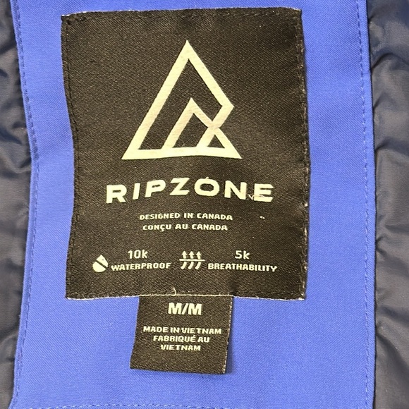 Ripzone youth size med boys winter jacket 2 tone blue 2023 - Picture 10 of 16